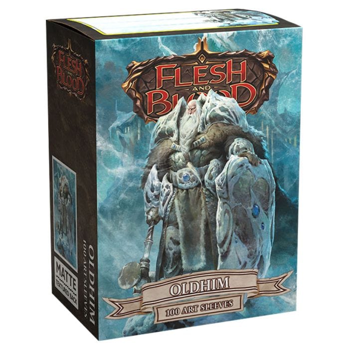 Deck Protector: Dragon Shield: Art: Matte: Flesh and Blood: Oldhim (100) - Lost City Toys