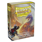 Deck Protector: Dragon Shield: Japanese: Dual Matte: Lightning (60) - Lost City Toys
