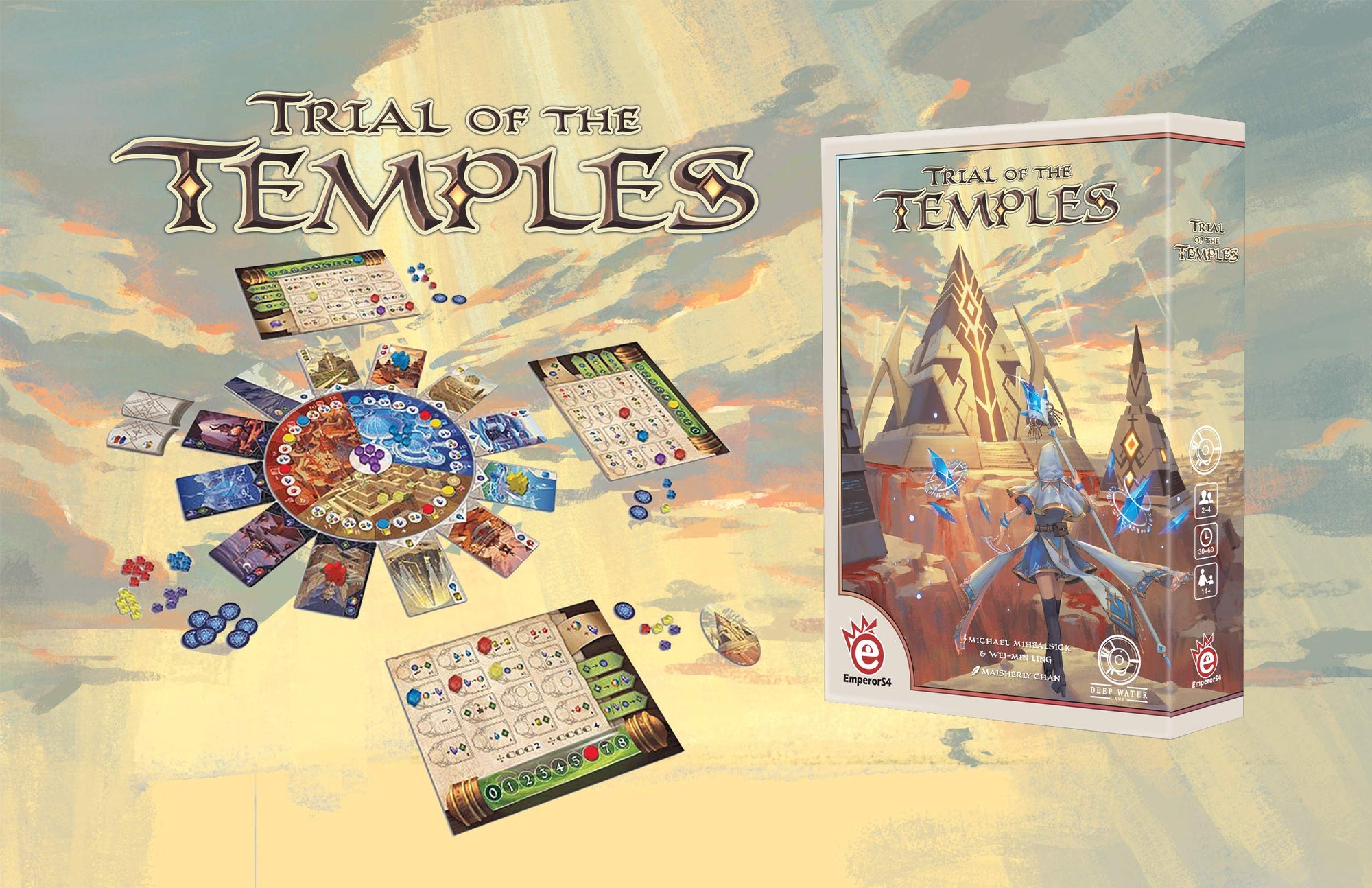 Deep Water Games Board Games Deep Water Games Trial of the Temples