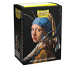 Dragon Shields: (100) Brushed Art - The Girl with The Pearl Earring (DISPLAY 10) - Lost City Toys