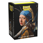 Dragon Shields: (100) Brushed Art - The Girl with The Pearl Earring (DISPLAY 10) - Lost City Toys