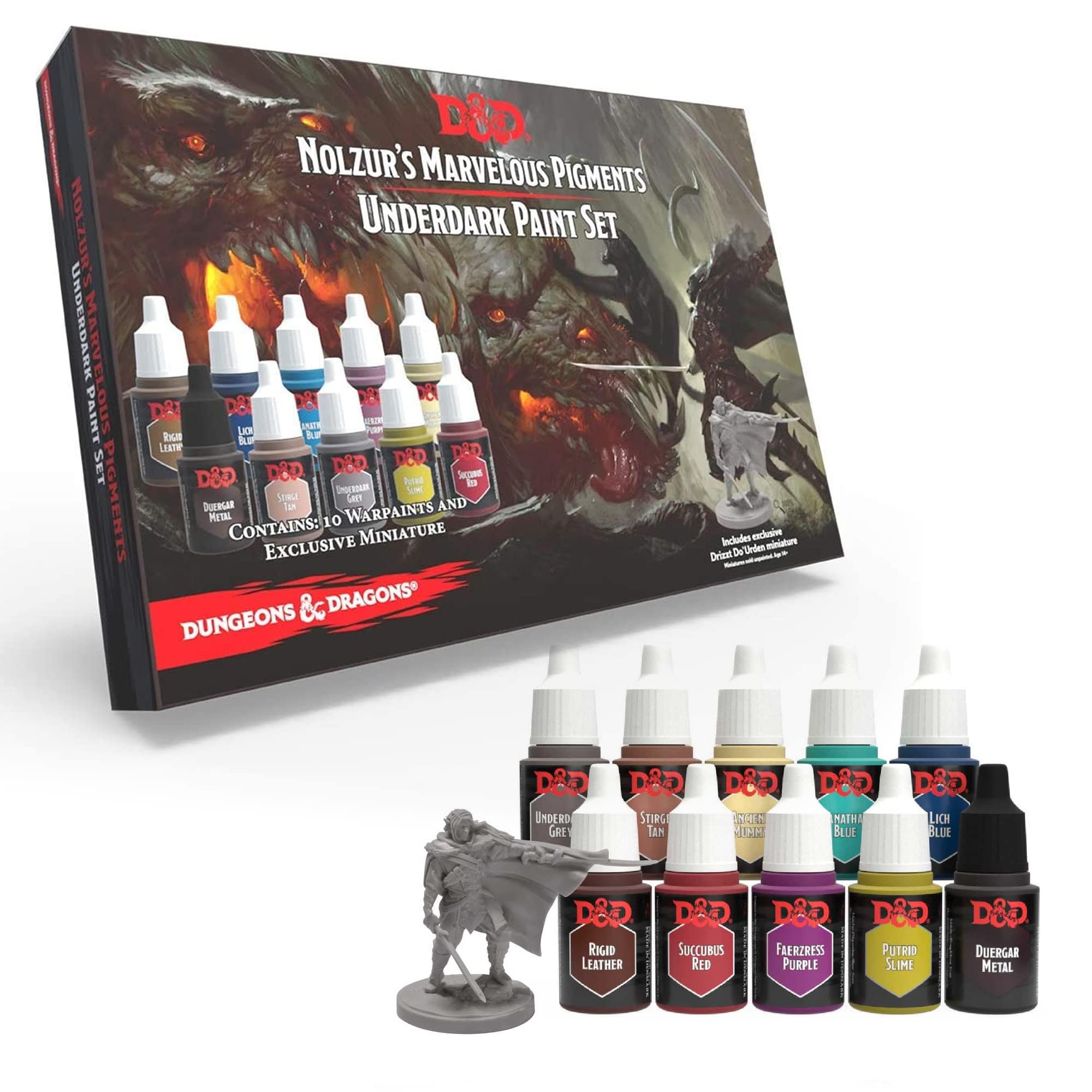 Dungeons & Dragons Nolzur's Marvelous Pigments: Underdark Paint Expansion Set - Lost City Toys