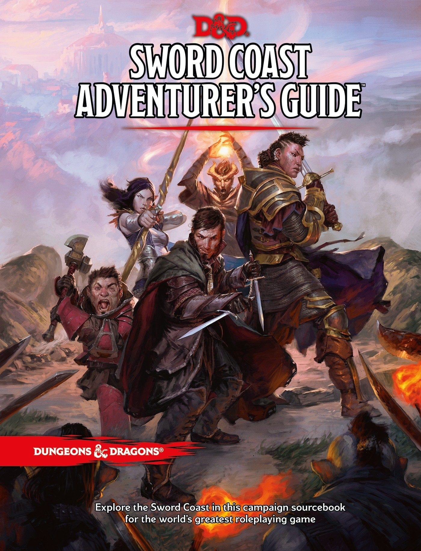 Dungeons & Dragons RPG: Sword Coast Adventurers Guide Hard Cover - Lost City Toys
