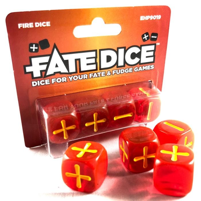 Evil Hat Productions Fate Dice: Fire - Lost City Toys