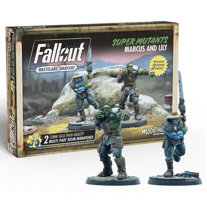 Fallout: Wasteland Warfare: Super Mutants Marcus and Lily - Lost City Toys