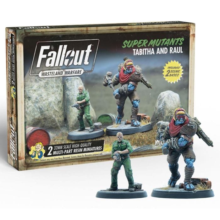 Fallout: Wasteland Warfare: Super Mutants Tabitha and Raul - Lost City Toys