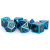 FanRoll by MDG 7 - Set Metal Blue with Black Enamel - Lost City Toys