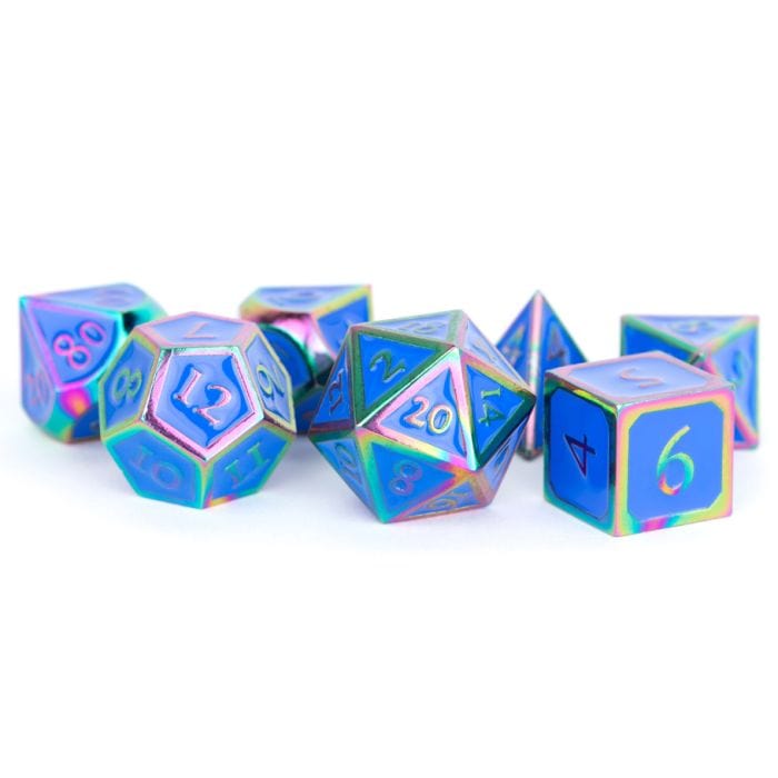 FanRoll by MDG 7 - Set Metal Rainbow with Blue Enamel - Lost City Toys