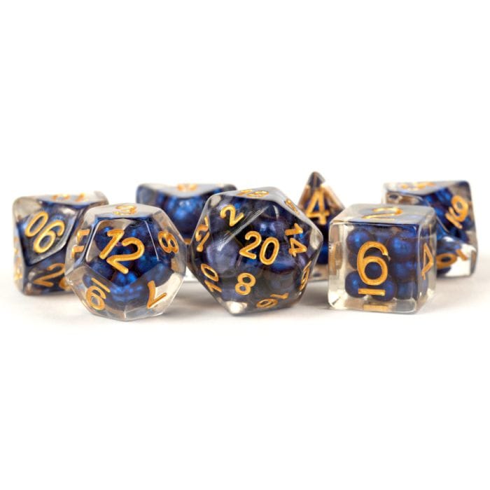 FanRoll by MDG 7 - Set Pearl Royal Blue with Gold - Lost City Toys