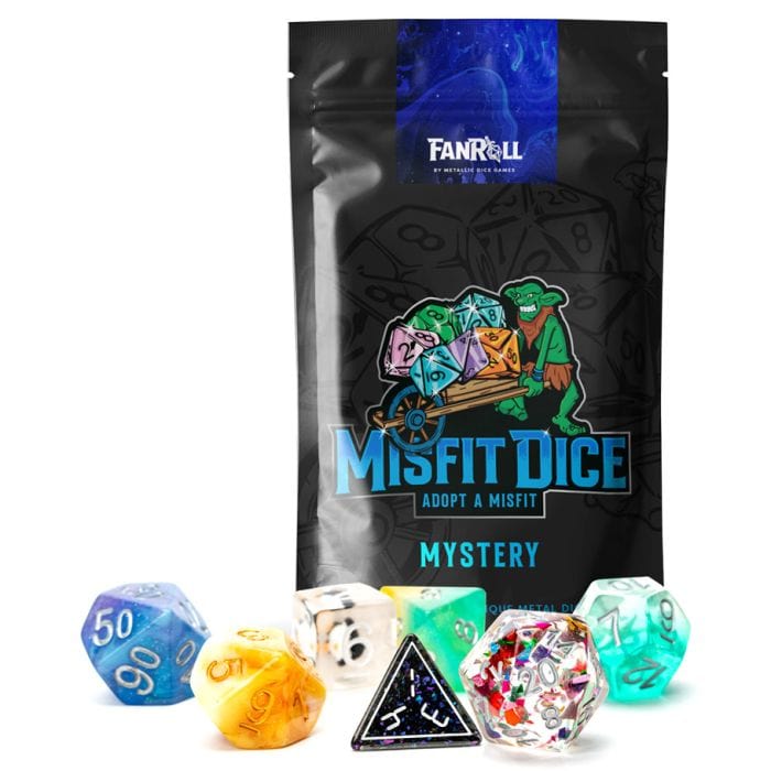 FanRoll by MDG Mystery Misfit Resin Polyhedral Dice Set - Lost City Toys