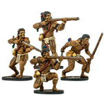 Firelock Games Miniatures Games Firelock Games Blood & Plunder: Native American Warrior Musketeers Unit