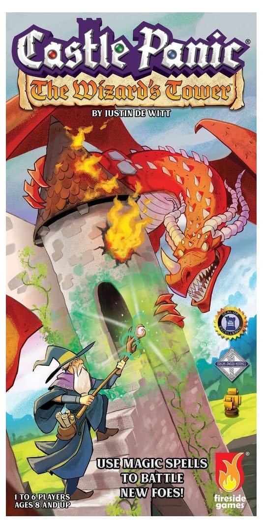 Fireside Games Castle Panic: Second Edition - The Wizards Tower Expansion - Lost City Toys