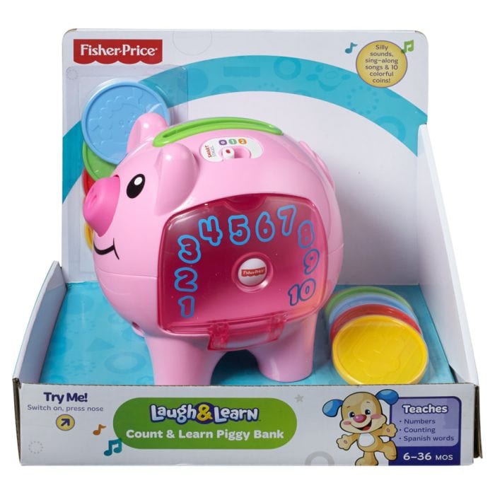 Fisher - Price Laugh & Learn: Smart Stages Piggy Bank - Lost City Toys