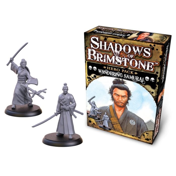 Flying Frog Productions Shadows of Brimstone: Hero Pack: Wandering Samurai - Lost City Toys
