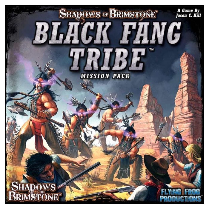 Flying Frog Productions Shadows of Brimstone: Mission Pack: Black Fang Tribe - Lost City Toys