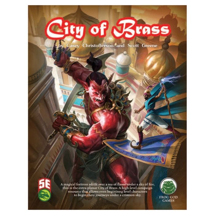 Frog God Games Role Playing Games Frog God Games D&D 5E: The City of Brass