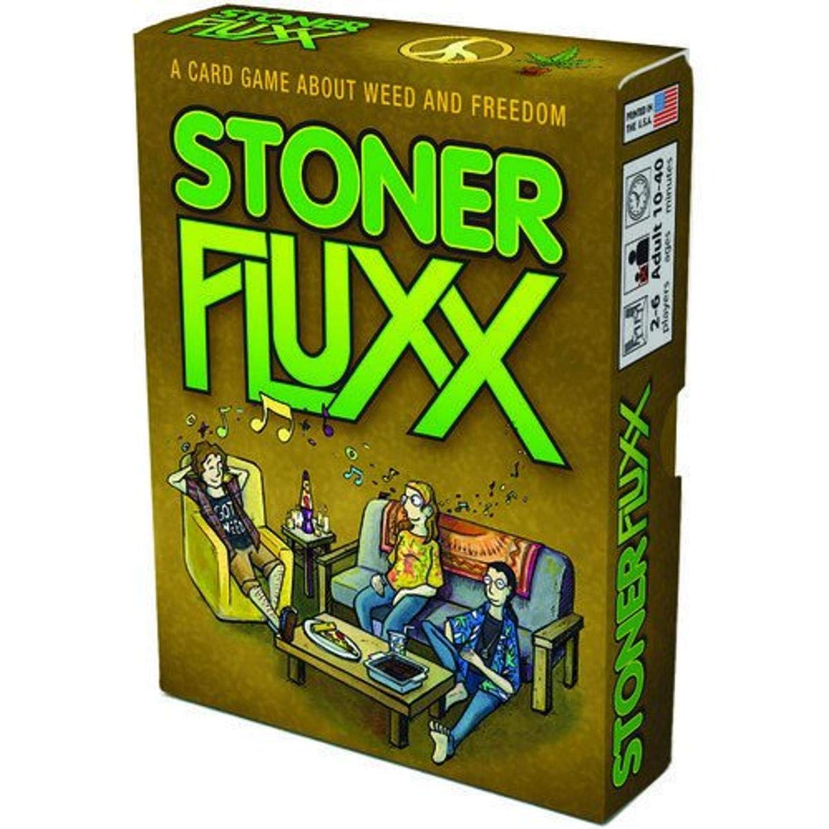 Fully Baked Ideas Stoner Fluxx: Deck (DISPLAY 6) - Lost City Toys