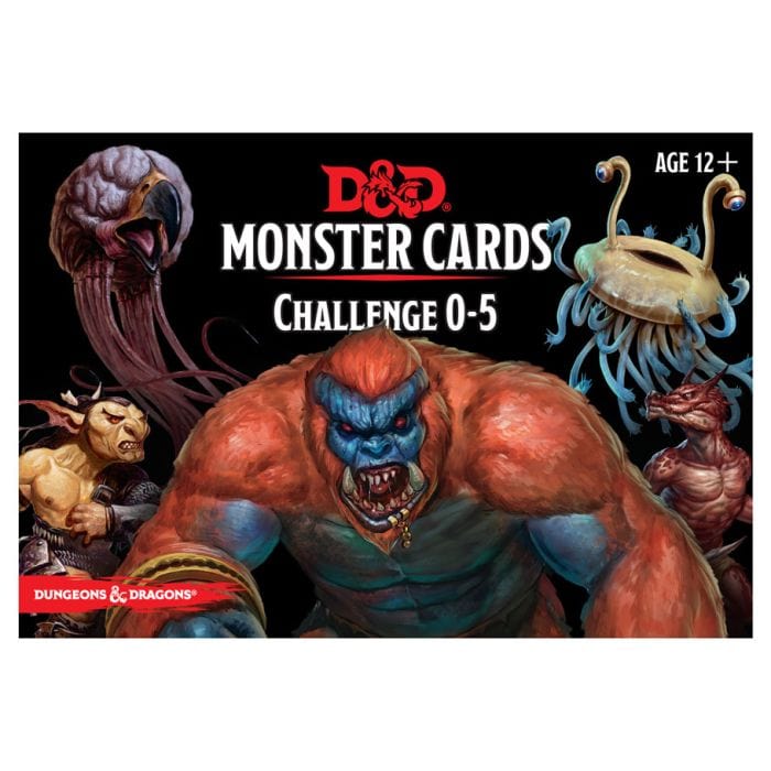 Gale Force 9 D&D 5E: Cards: Monster Cards: Challenge 0 - 5 - Lost City Toys