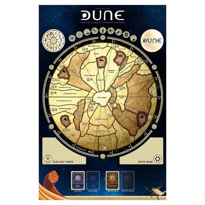 """Gale Force 9 Dune: Game Mat (36"""" x 24"""")""" - Lost City Toys