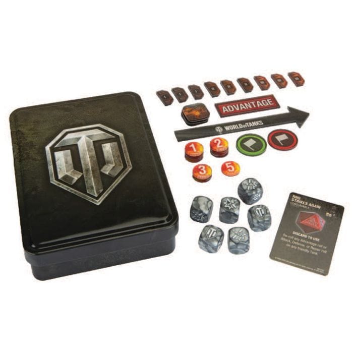 Gale Force 9 Miniature Accessories and Tools Gale Force 9 World of Tanks: Gaming Dice & Tokens Set Tin
