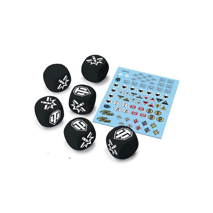 Gale Force 9 World of Tanks: Tank Ace Dice and Decals - Lost City Toys
