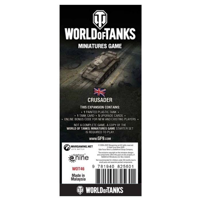 Gale Force 9 World of Tanks: W6 British: Crusader - Lost City Toys