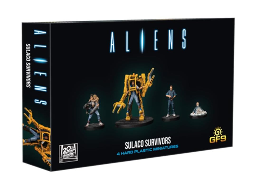 Gale Force Nine Aliens Miniatures: Sulaco Survivors (4) - Lost City Toys