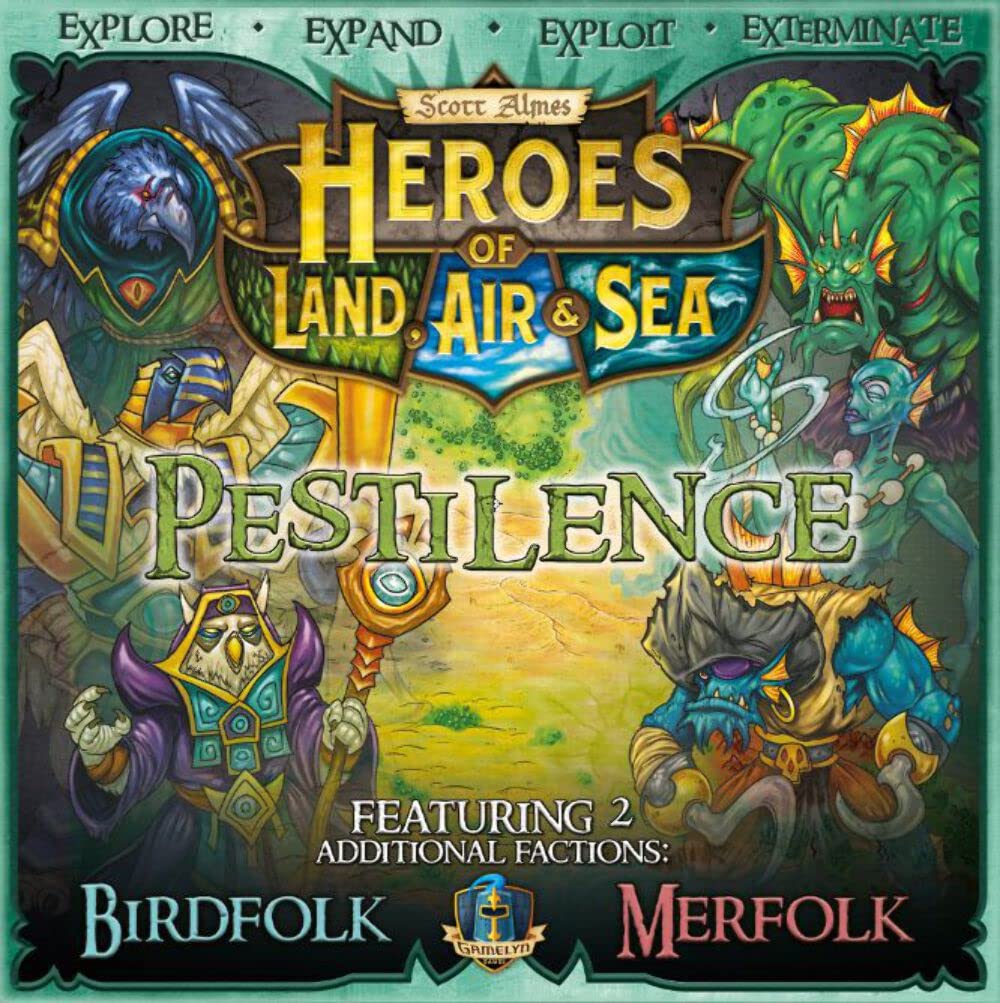 Gamelyn Games Heroes of Land, Air & Sea: Pestilence Expansion - Lost City Toys