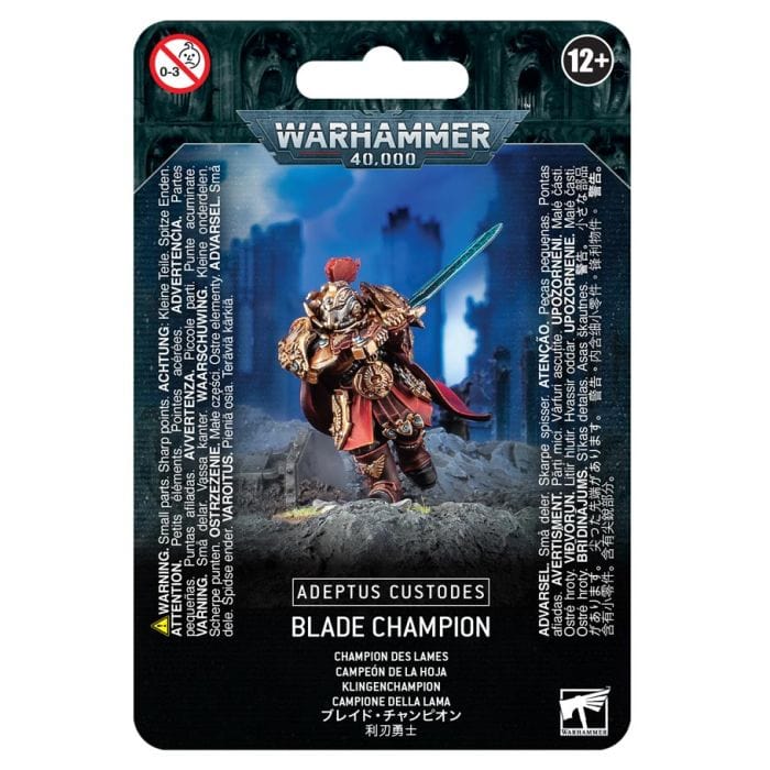 Games Workshop 01 - 17 Warhammer 40,000: Adeptus Custodes: Blade Champion - Lost City Toys