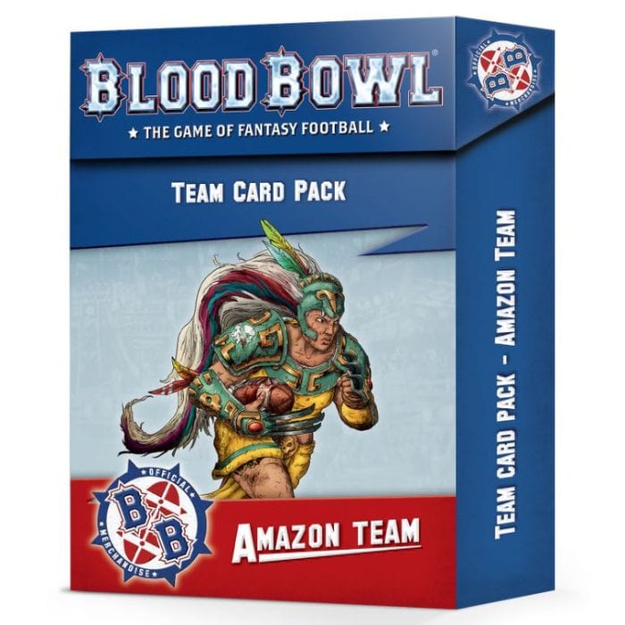 Games Workshop 202 - 28 Blood Bowl: Amazon Team: Card Pack - Lost City Toys