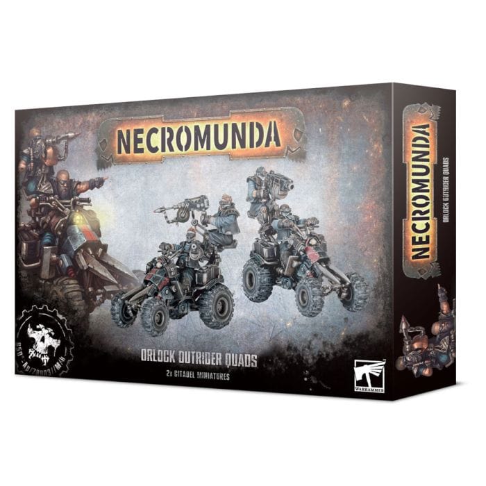 Games Workshop 300 - 98 Necromunda: Orclocks: Outrider Quads - Lost City Toys