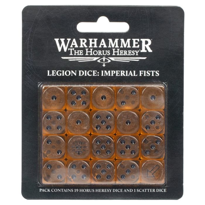 Games Workshop 31 - 45 Horus Heresy: Legion Dice: Imperial Fists - Lost City Toys