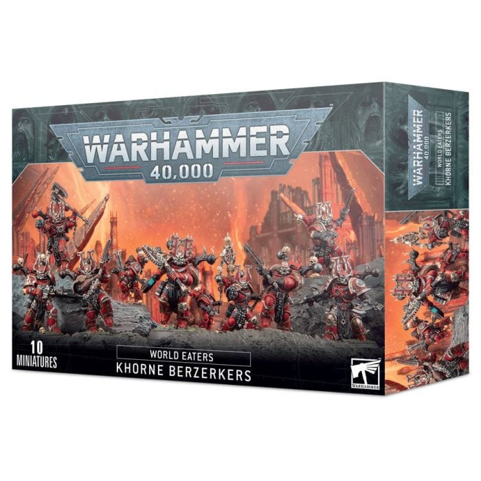 Games Workshop 43 - 10 Warhammer 40,000: World Eaters: Khorne Berserkers - Lost City Toys