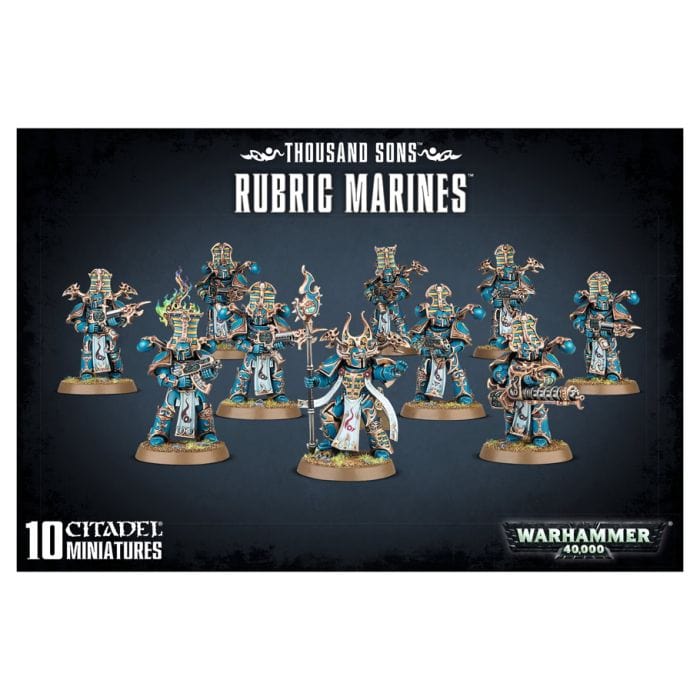 Games Workshop 43 - 35 Warhammer 40,000: Thousand Sons: Rubric Marines - Lost City Toys