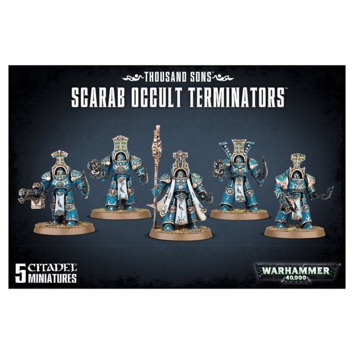 Games Workshop 43 - 36 Warhammer 40,000: Thousand Sons: Scarab Occult Terminators - Lost City Toys