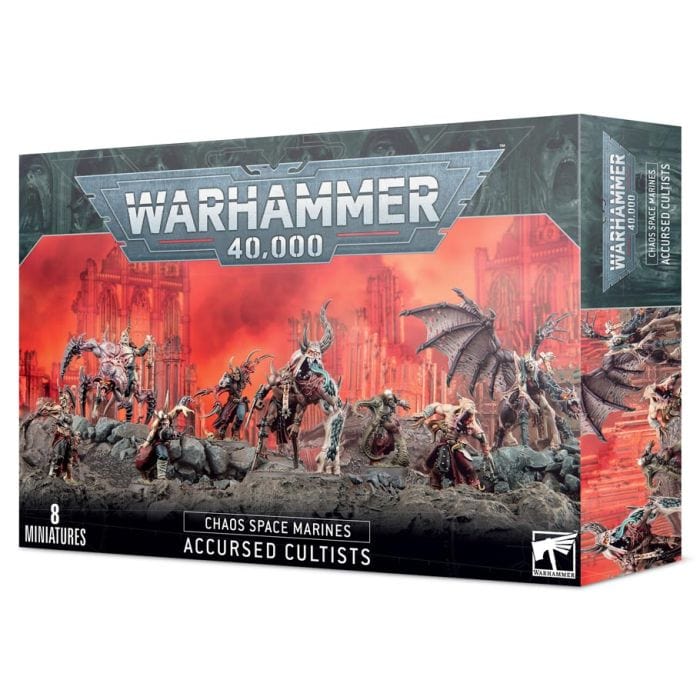 Games Workshop 43 - 83 Warhammer 40,000: Chaos Space Marines: Accursed Cultists - Lost City Toys