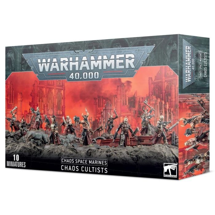 Games Workshop 43 - 88 Warhammer 40,000: Chaos Space Marines: Chaos Cultists - Lost City Toys