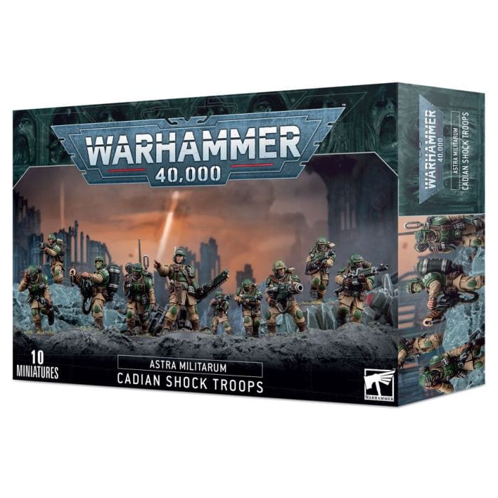 Games Workshop 47 - 33 Warhammer 40,000: Astra Militarum: Cadian Shock Troops - Lost City Toys