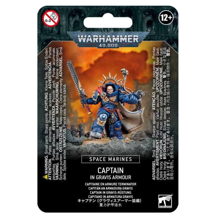 Games Workshop 48 - 70 Warhammer 40,000: Space Marines: Captain in Gravis Armour - Lost City Toys