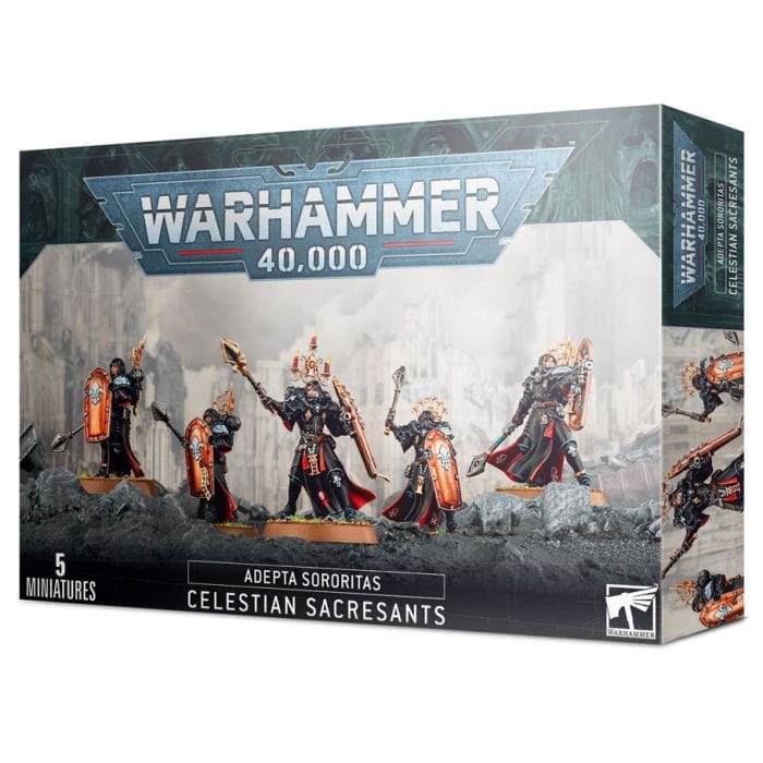 Games Workshop 52 - 35 Warhammer 40,000: Adepta Sororitas: Celestian Sacresants - Lost City Toys