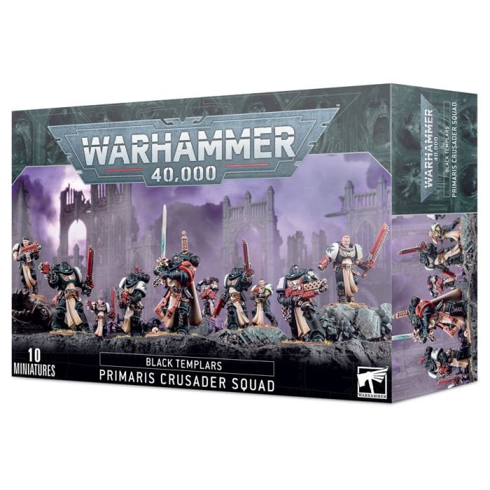 Games Workshop 55 - 45 Warhammer 40,000: Black Templars: Primaris Crusader Squad - Lost City Toys