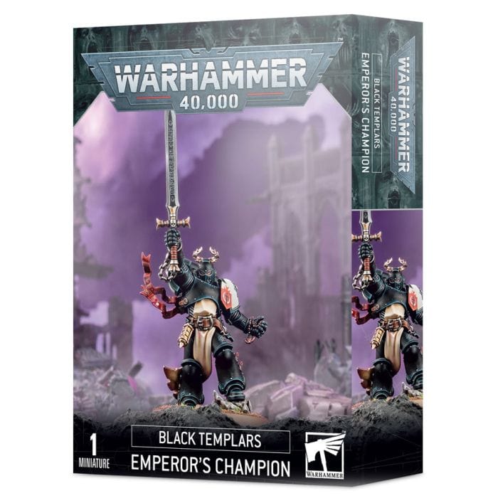 Games Workshop 55 - 46 Warhammer 40,000: Black Templars: Emperor's Champion - Lost City Toys