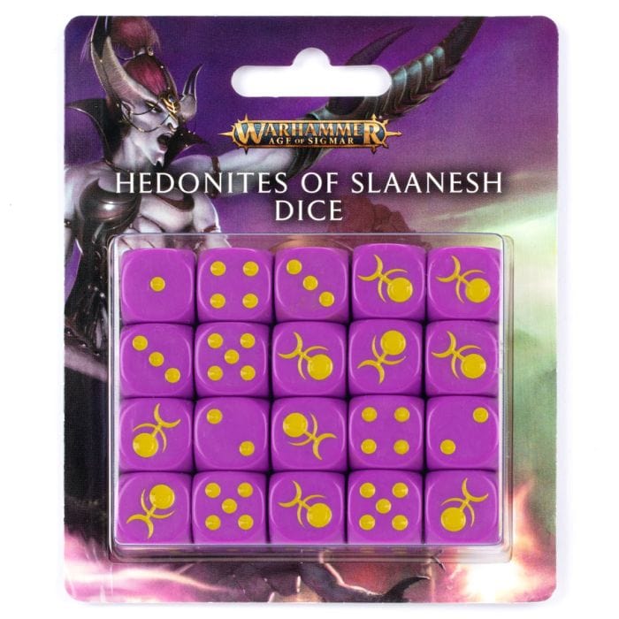 Games Workshop 83 - 94 Warhammer Age of Sigmar: Hedonites of Slaanesh: Dice - Lost City Toys