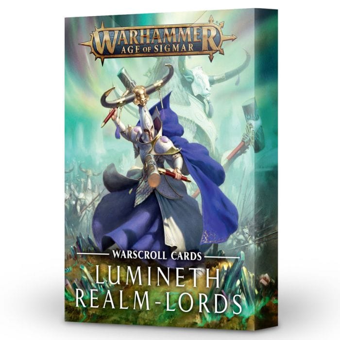 Games Workshop 87 - 03 Warhammer Age of Sigmar: Warscroll Cr: Lumineth Realm - Lords - Lost City Toys