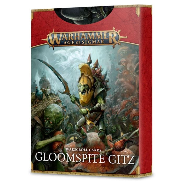 Games Workshop 89 - 64 Warhammer Age of Sigmar: Gloomspite Gitz: Warscroll Cards - Lost City Toys