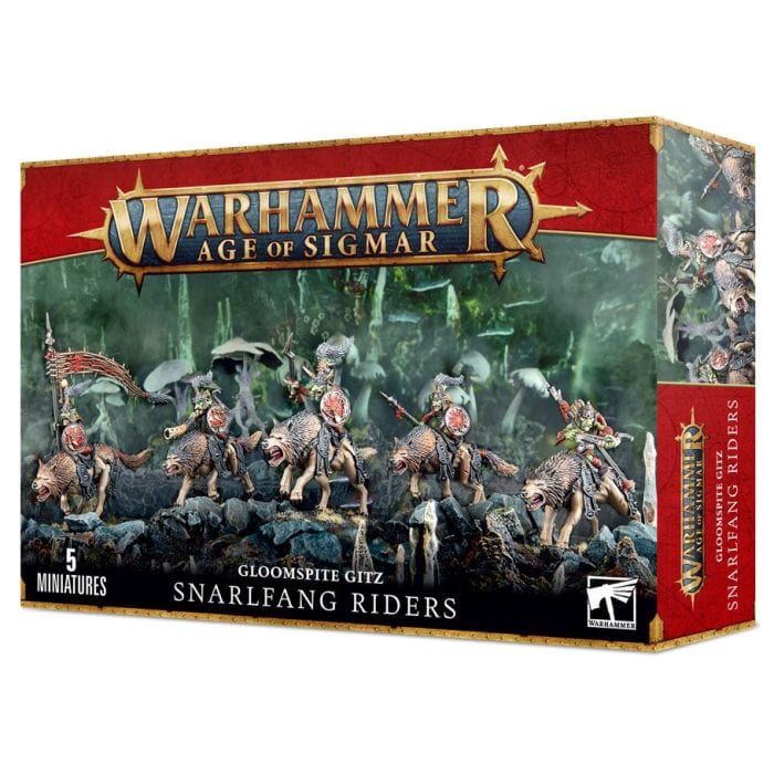 Games Workshop 89 - 76 Warhammer Age of Sigmar: Gloomspite Gitz: Snarlfang Riders - Lost City Toys