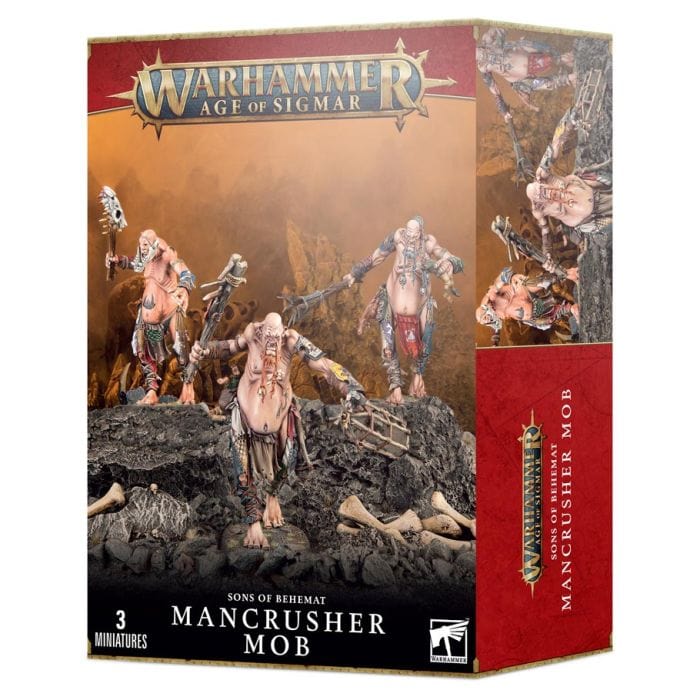 Games Workshop 93 - 09 Warhammer: Age of Sigmar: Sons of Behemat: Mancrusher Mob - Lost City Toys