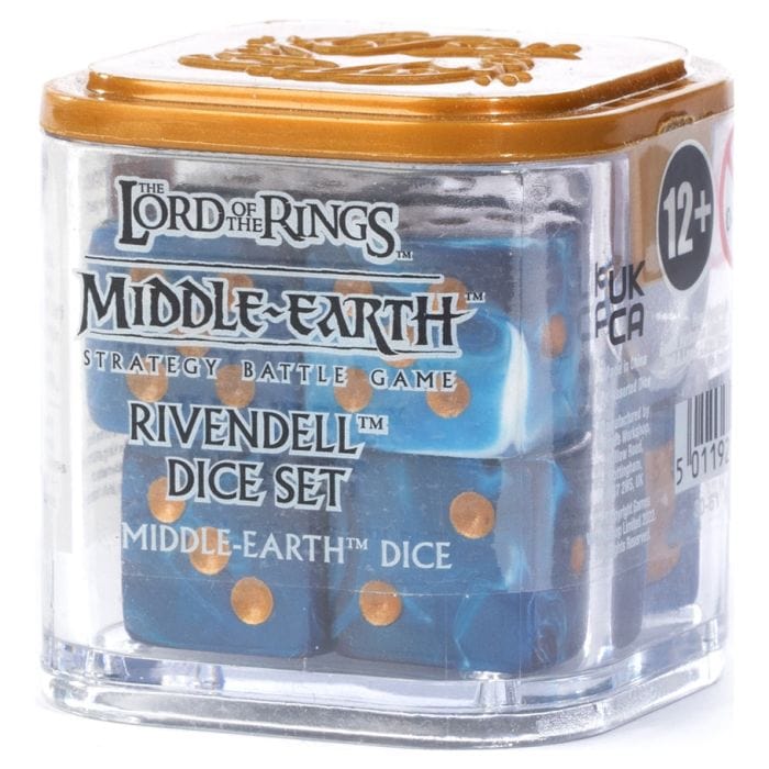 Games Workshop Dice and Dice Bags Games Workshop 30-61 Lord of the Rings: Rivendell Dice Set