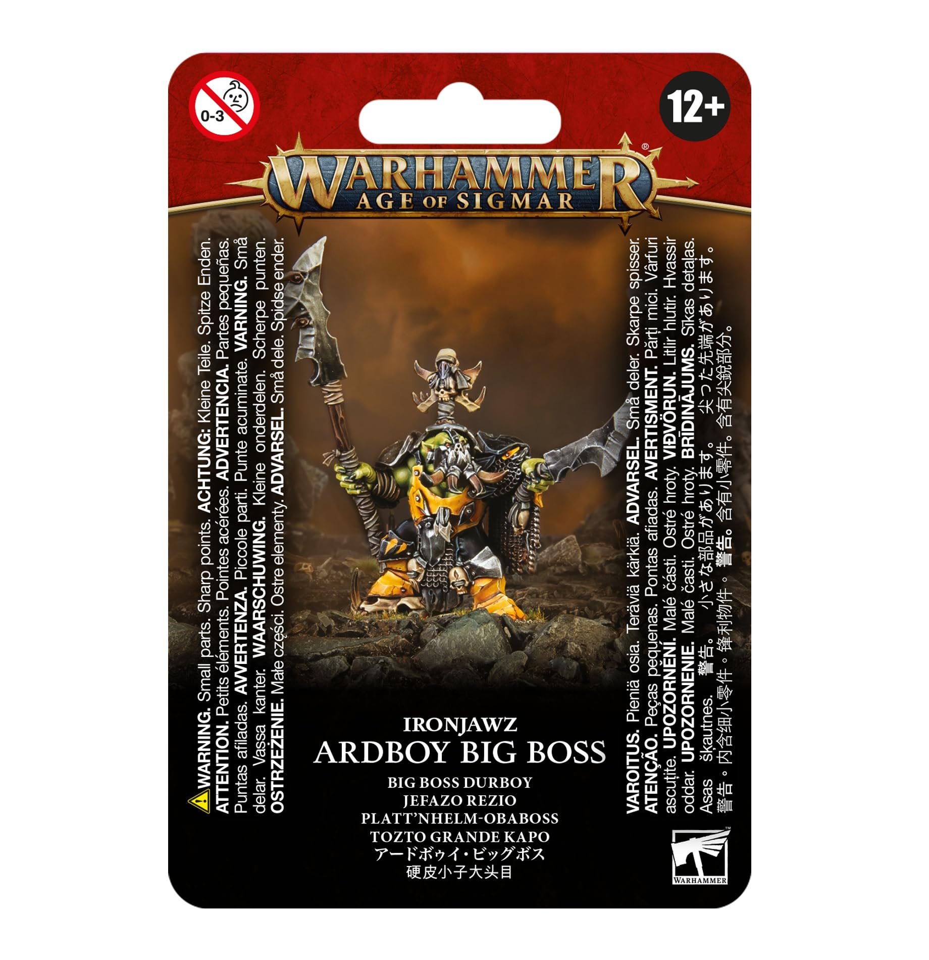 Games Workshop Miniatures Games Games Workshop Warhammer Age of Sigmar: Orruk Warclans - Ardboy Big Boss