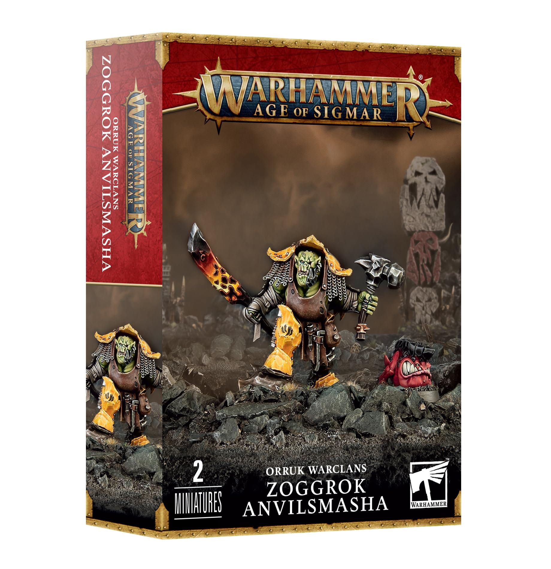 Games Workshop Miniatures Games Games Workshop Warhammer Age of Sigmar: Orruk Warclans - Zoggrok Anvilsmasha